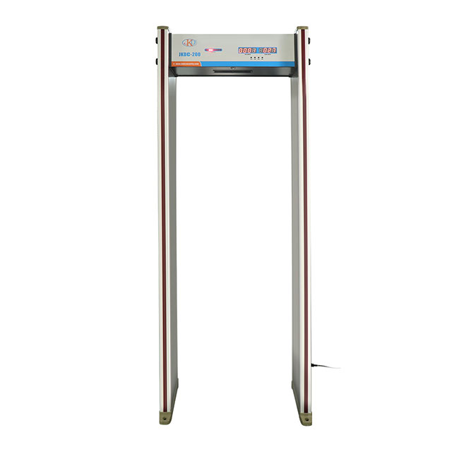 6 Zones Adjustable Sensitivity Walk Through Metal Detector