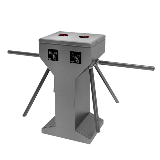 Double Motor Vertical Tripod Turnstile Gate 550mm Channel Width